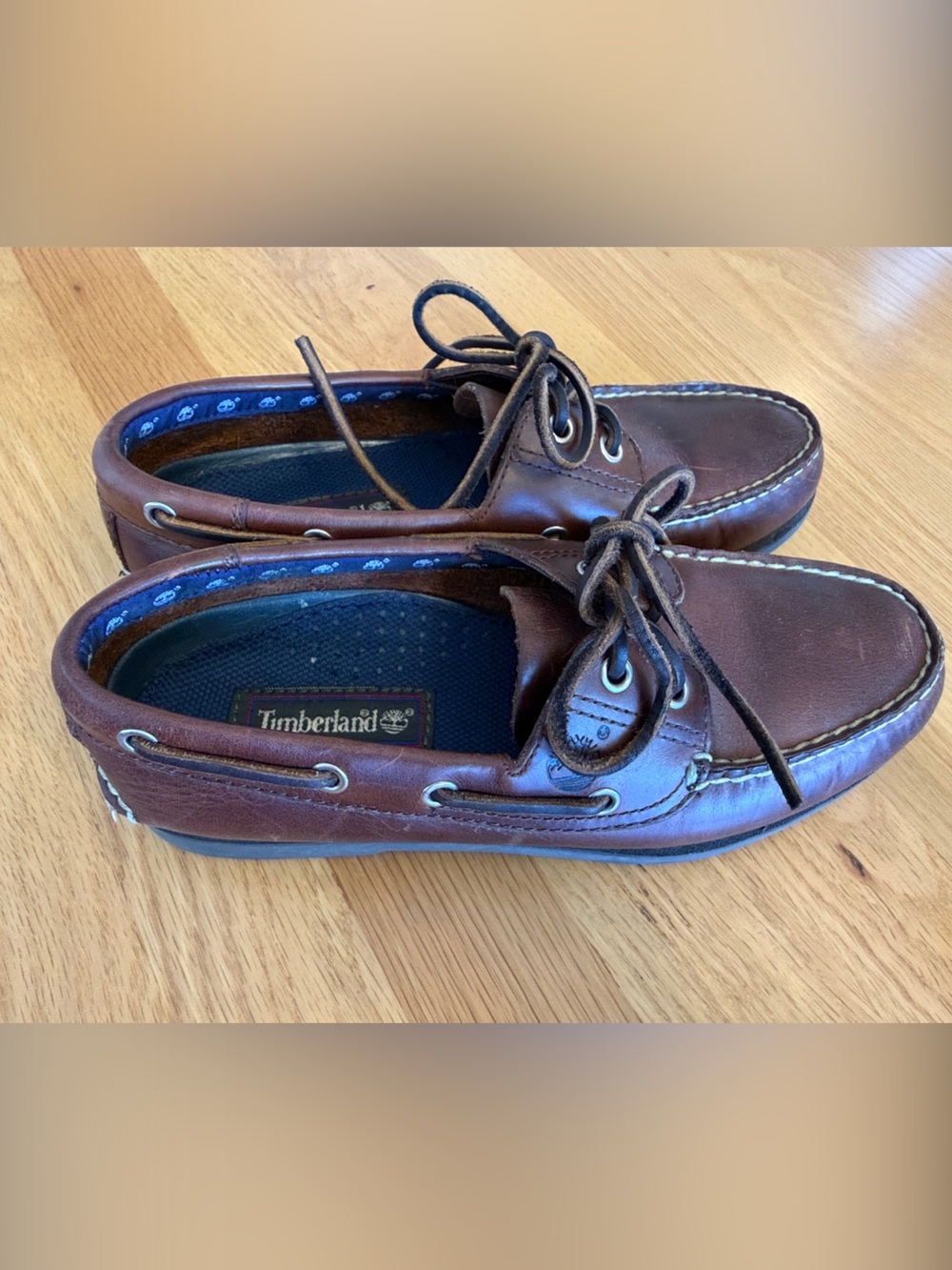 NWOT Timberland Classic 2-eye Boat Shoe Brown Leather - Men 7W